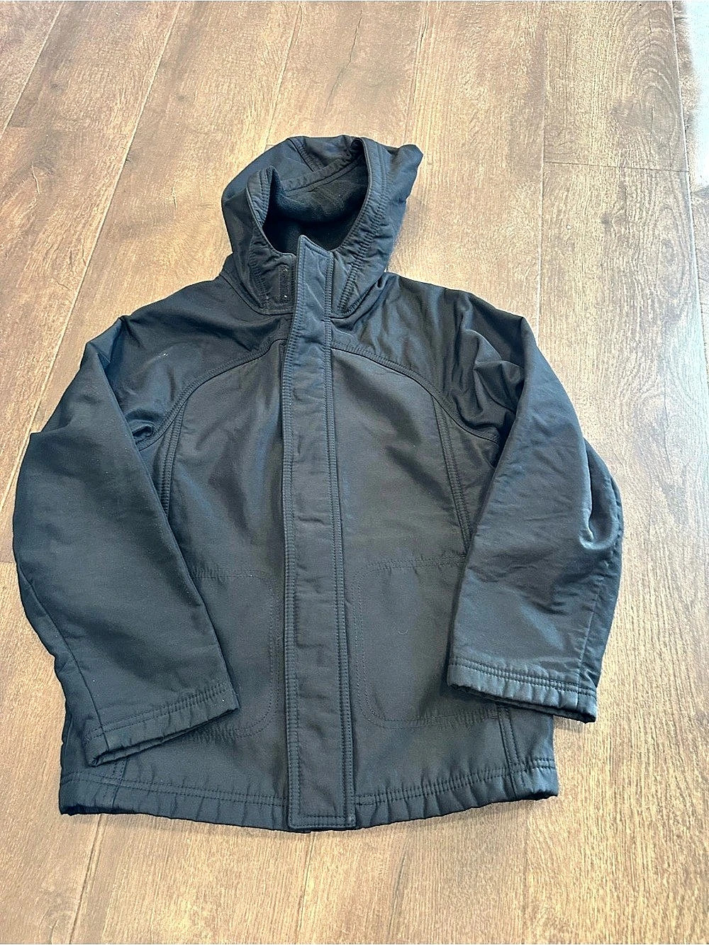 Cherokee Boys Hooded Puffer Jacket Medium (8) Black